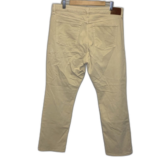 Lauren Ralph Lauren Tan Stretch Denim High Rise Straight Leg Jeans Size 18 - Picture 3 of 12